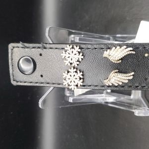 Angel wings and snowflake earings